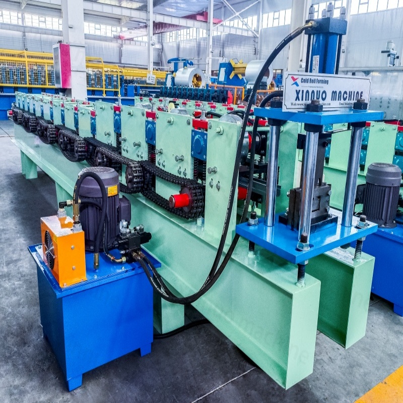 C Steel section forming machine