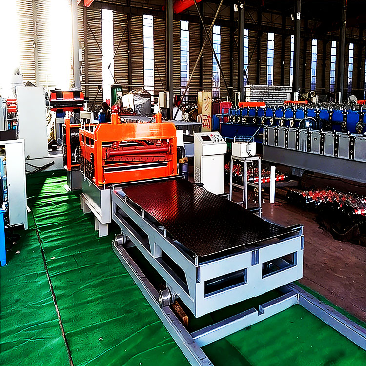 Waterproofing membrane embossing machine