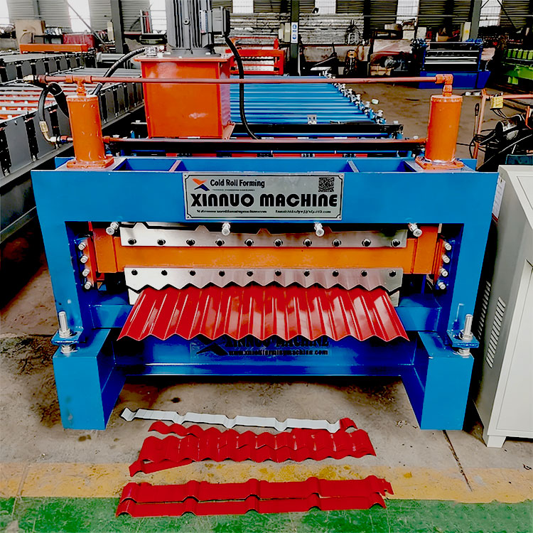 Double deck roll forming machine