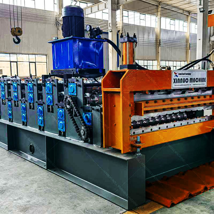Double Layer PLC Controlled Roll Former for Color Steel Tiles