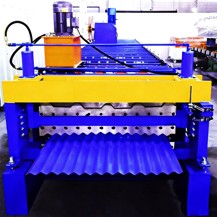 Arc cold bending forming machine