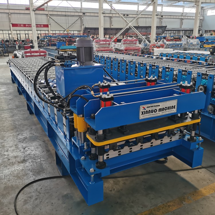 steel tile glazed metal roofing forming machine