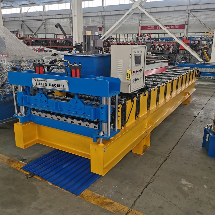 metal corrugated machine