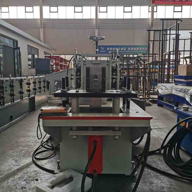 shutter door guide rail making machine