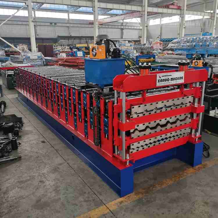 Triple Layer Roof Panel Machine | One Machine Three Profiles - Factory Direct