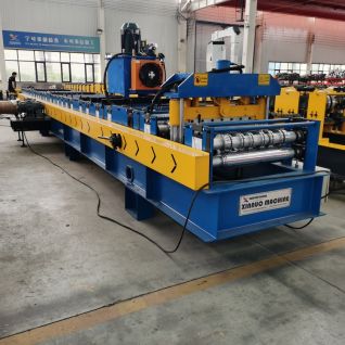 Truss floor deck roll forming machine