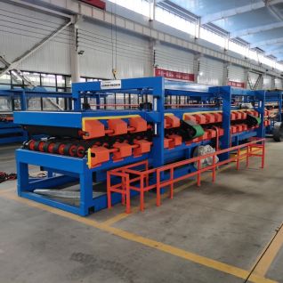 Z-lock sandwich panel production line
