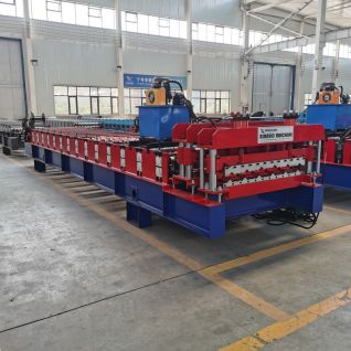 Glazed sheet roll forming machine