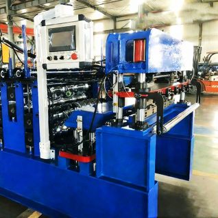 Double layer color steel tile roll forming machine