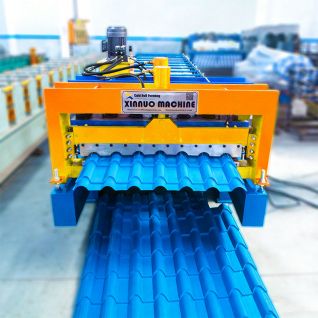 Arc cold bending forming machine