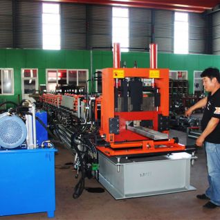 C Steel section forming machine