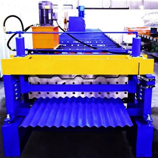 Arc cold bending forming machine