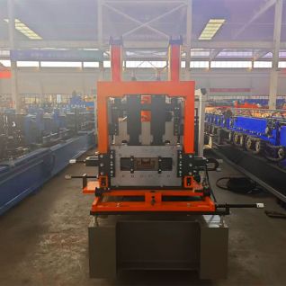 C Steel section forming machine