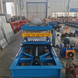  double layer roofing sheet machine