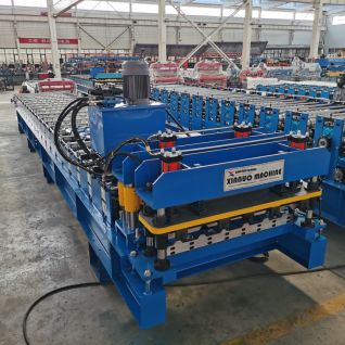 steel tile glazed metal roofing forming machine