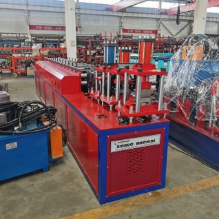 Roller shutter door making machine