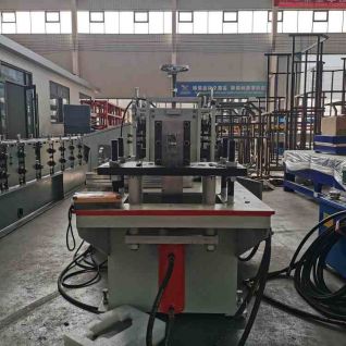 shutter door guide rail making machine